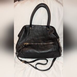 orYANY Leather Extra Large Satchel Bag Black VGUC